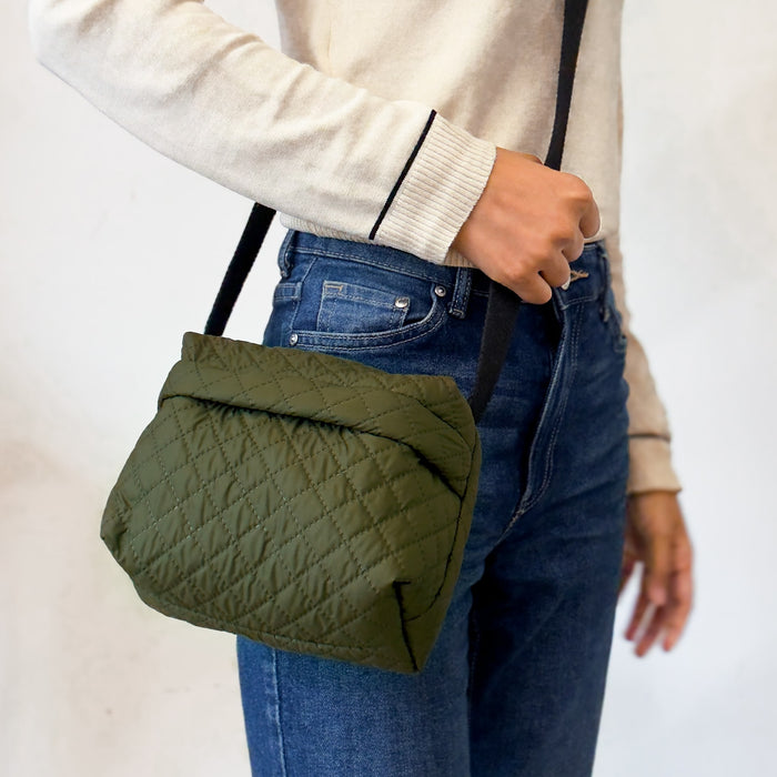 Boxy Puffy Sling Bag