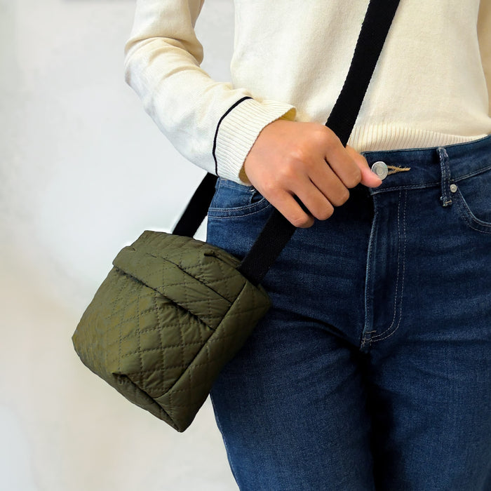 Boxy Puffy Sling Bag